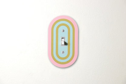 Soft Pastels Rainbow Switch Plate - lellume