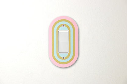 Soft Pastels Rainbow Switch Plate - lellume
