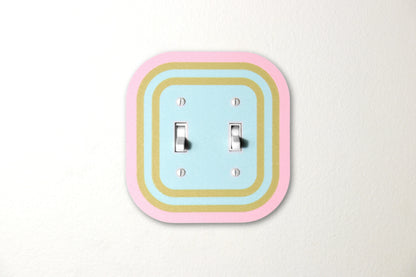 Soft Pastels Rainbow Switch Plate - lellume