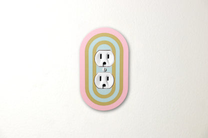 Soft Pastels Rainbow Switch Plate - lellume