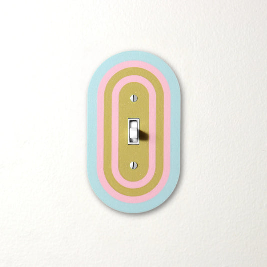 Dreamy Pastels Rainbow Switch Plate - lellume