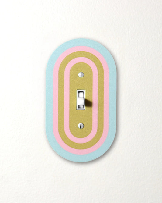 Dreamy Pastels Rainbow Switch Plate - lellume