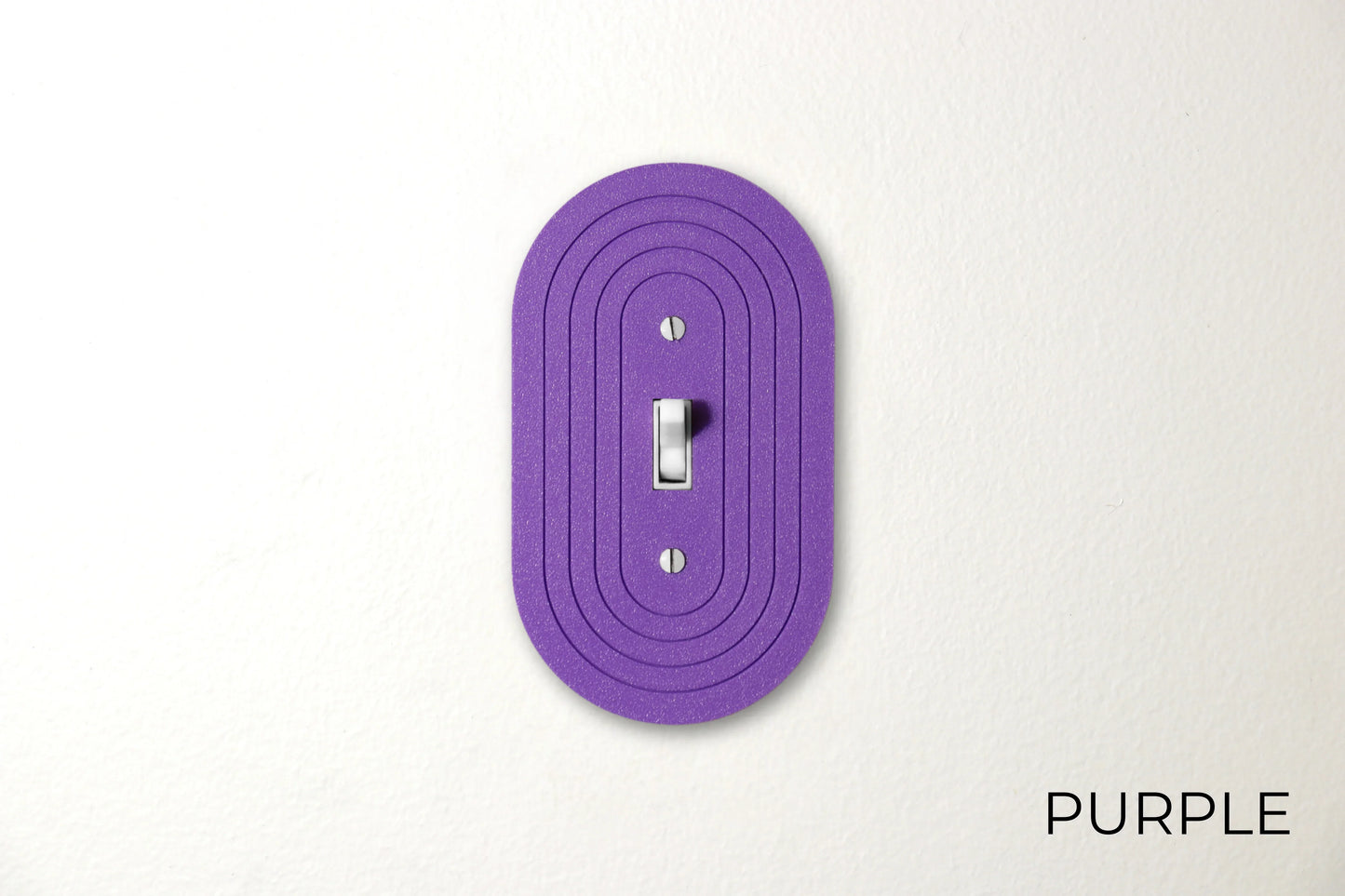 Simple Oval Switch Plate - lellume