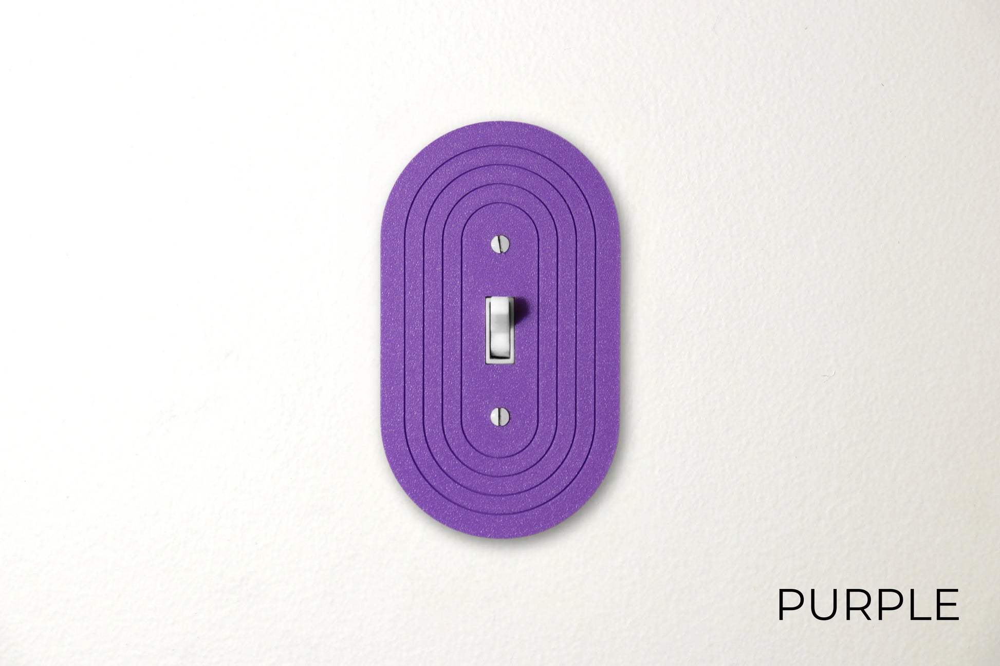 Simple Oval Switch Plate - lellume