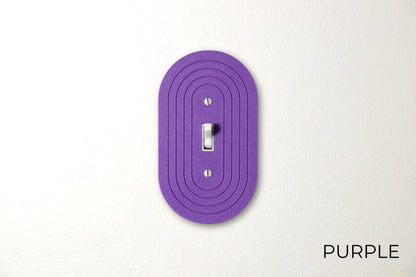 Simple Oval Switch Plate - lellume