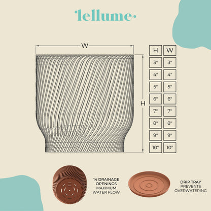 Flora Peach Planter - lellume