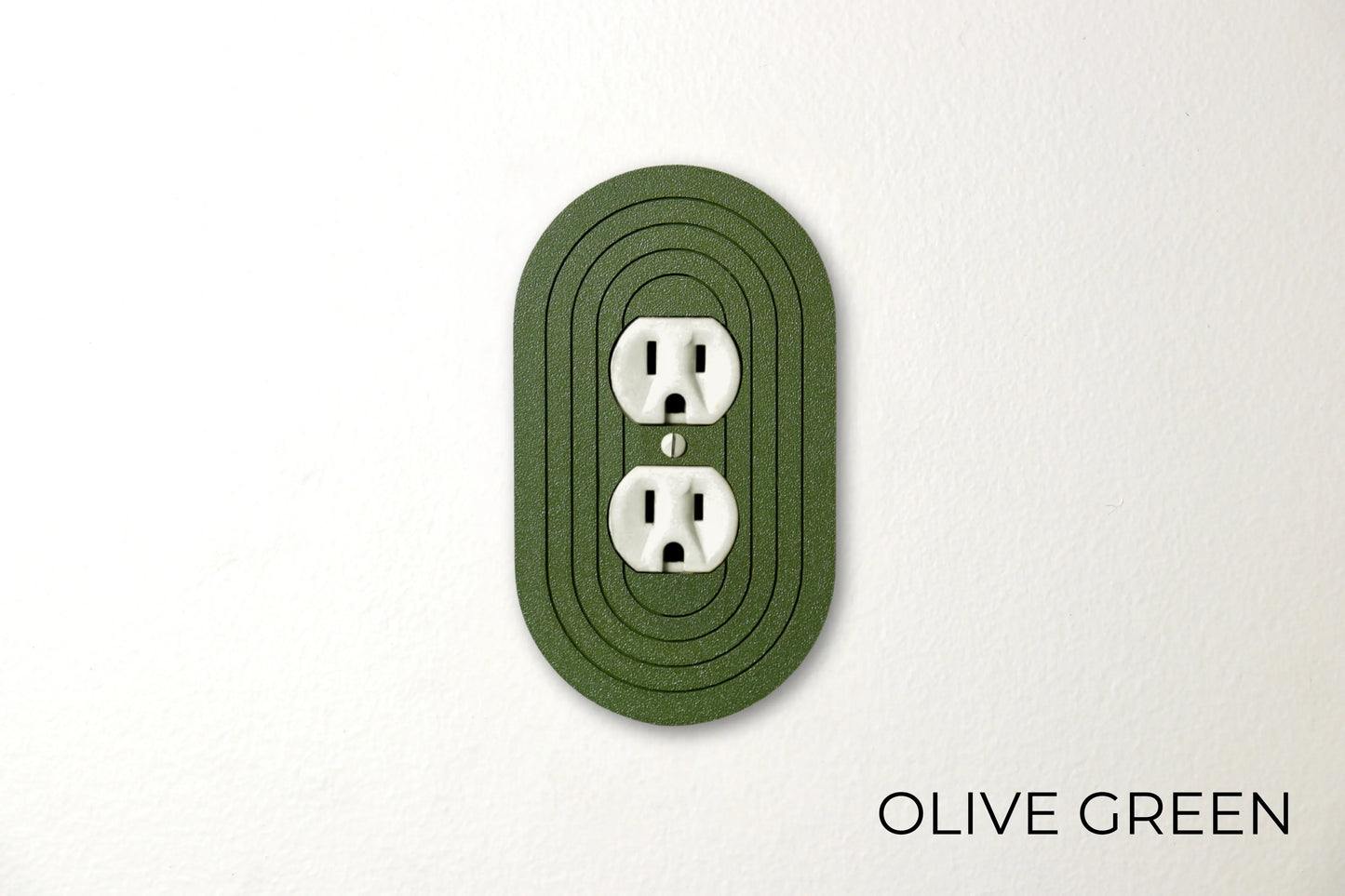Simple Oval Switch Plate - lellume
