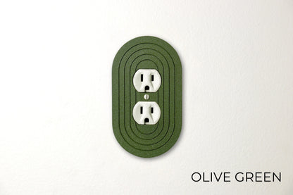 Simple Oval Switch Plate - lellume