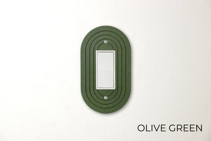 Simple Oval Switch Plate - lellume