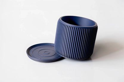 Terra Navy Blue Planter - lellume