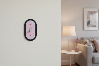 Midnight Rose Rainbow Switch Plate