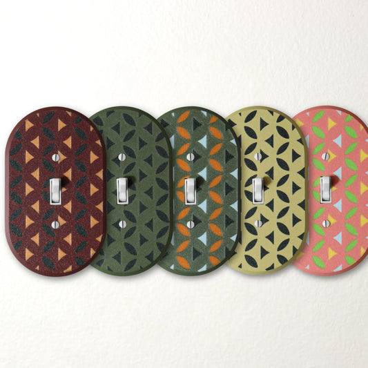 Mid Century Collection #2 Switch Plate - lellume