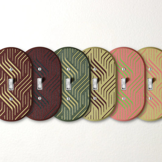 Mid Century Collection #5 Switch Plate - lellume