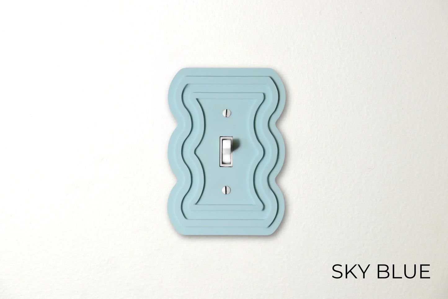 Wavy Line Switch Plate - lellume