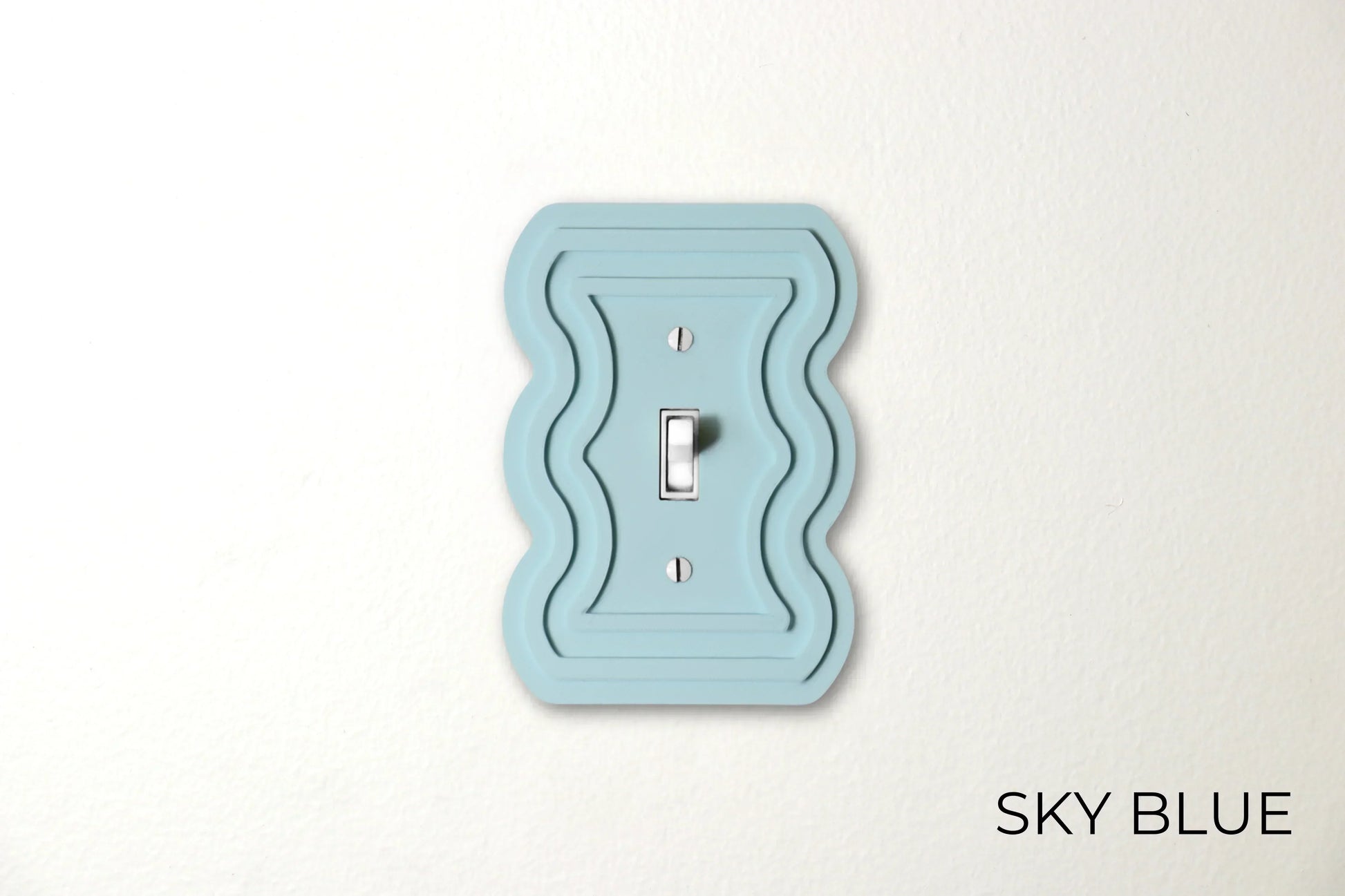 Wavy Line Switch Plate - lellume