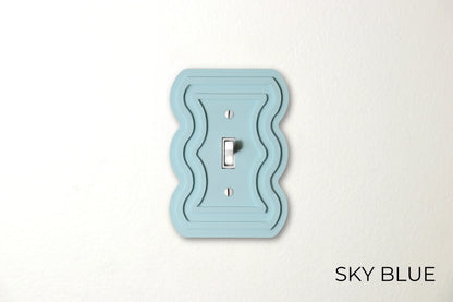 Wavy Line Switch Plate - lellume