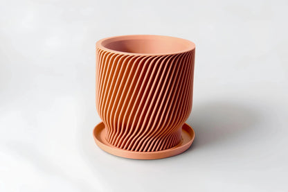 Flora Peach Planter - lellume