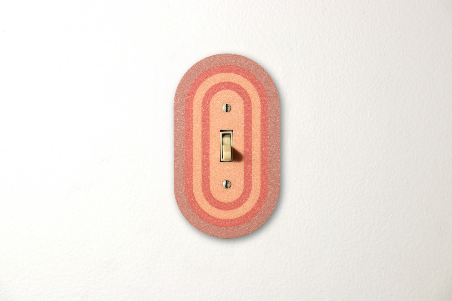 Rustic Ember Rainbow Switch Plate