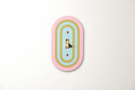 Soft Pastels Rainbow Switch Plate