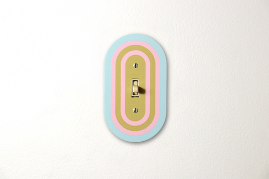 Dreamy Pastels Rainbow Switch Plate