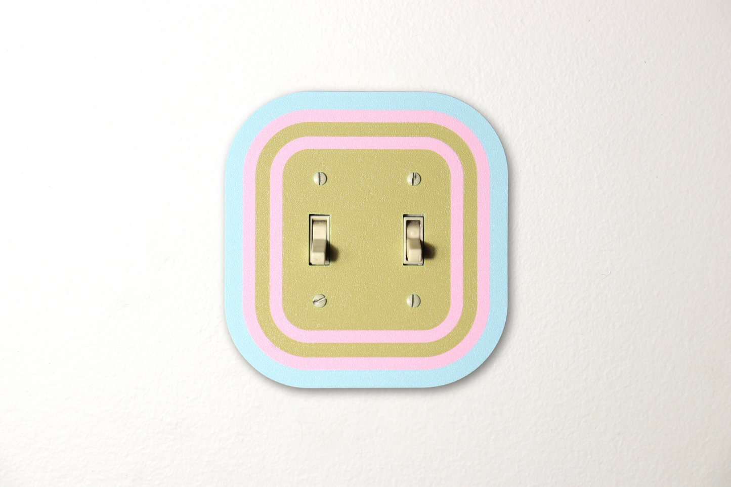 Dreamy Pastels Rainbow Switch Plate