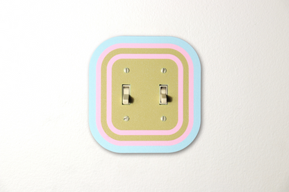 Dreamy Pastels Rainbow Switch Plate