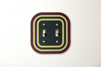 Rustic Ruby Rainbow Switch Plate