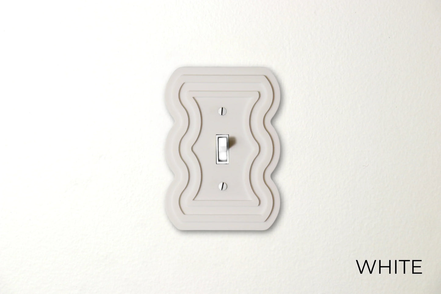 Wavy Line Switch Plate - lellume