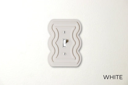 Wavy Line Switch Plate - lellume