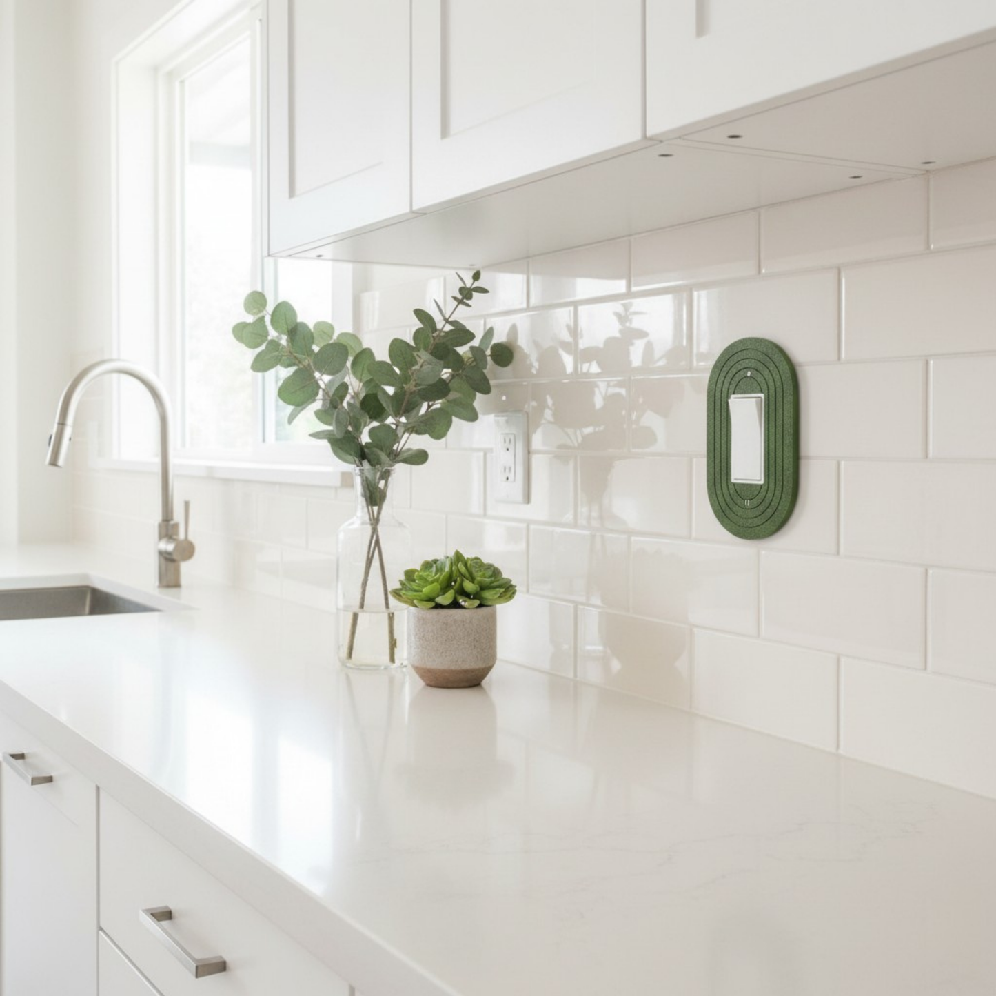 Simple Oval Switch Plate