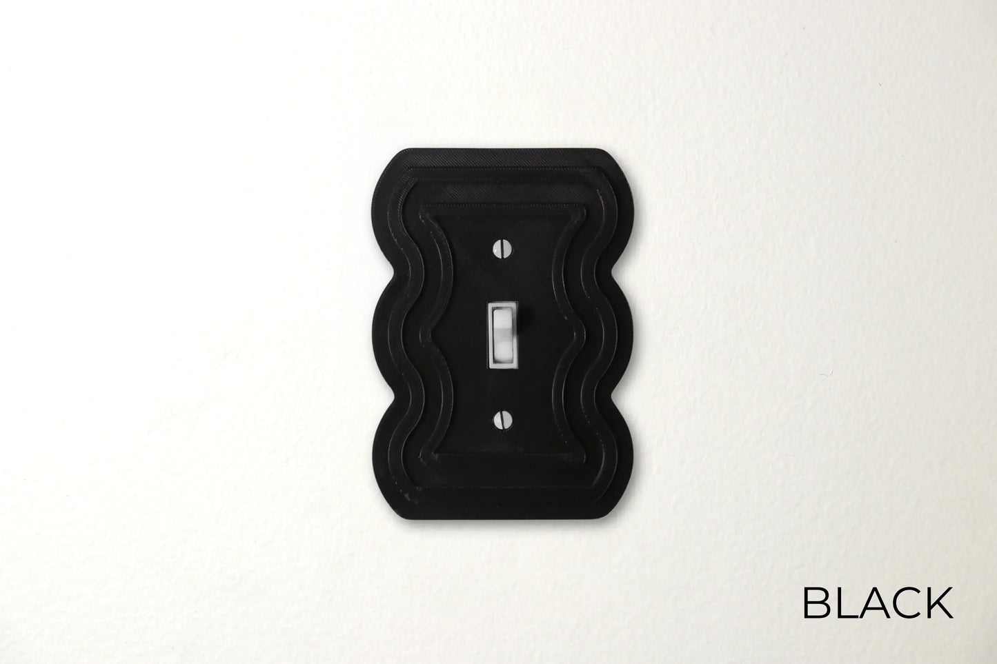 Wavy Line Switch Plate - lellume