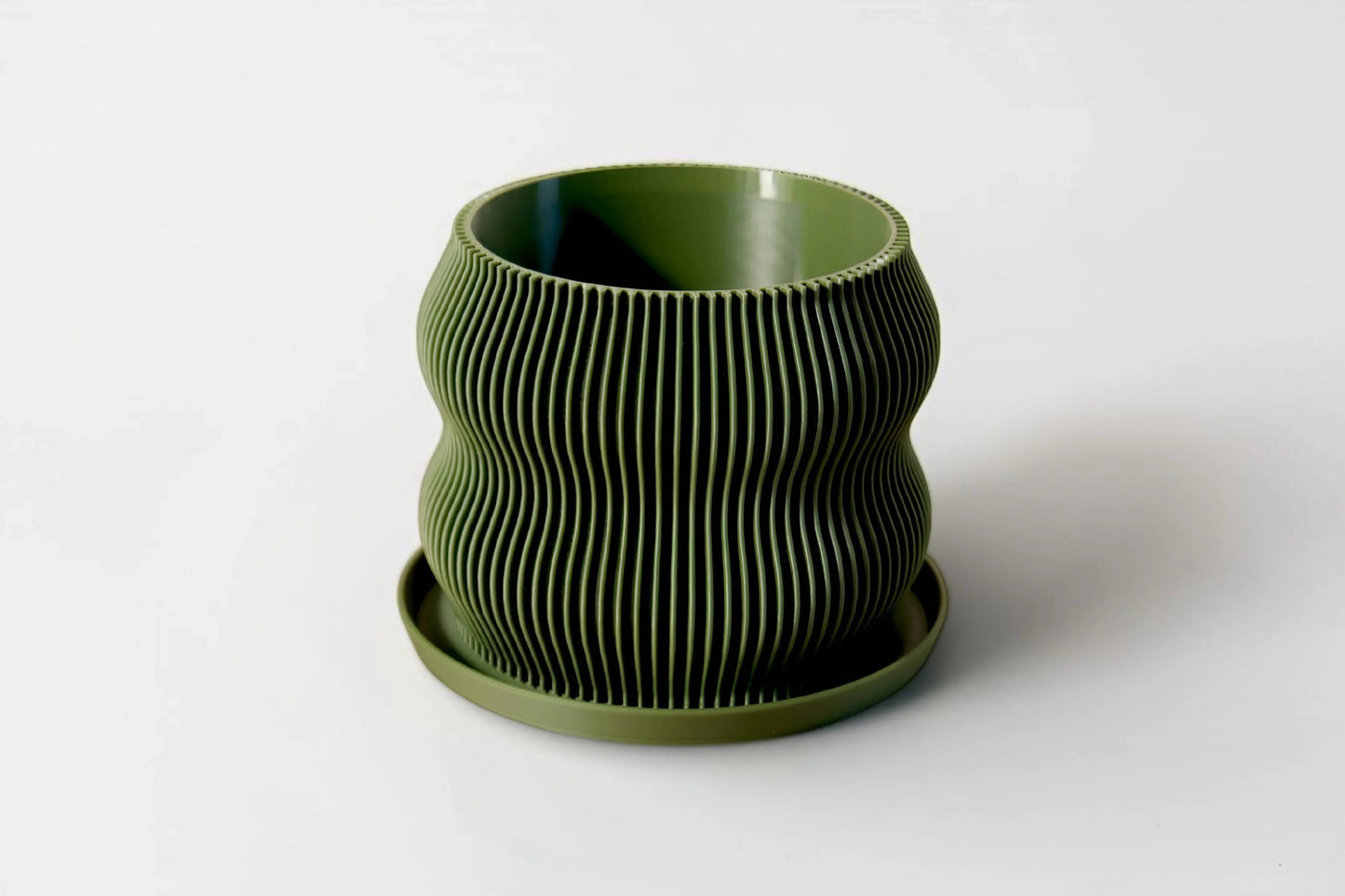 Bloom Olive Green Planter - lellume