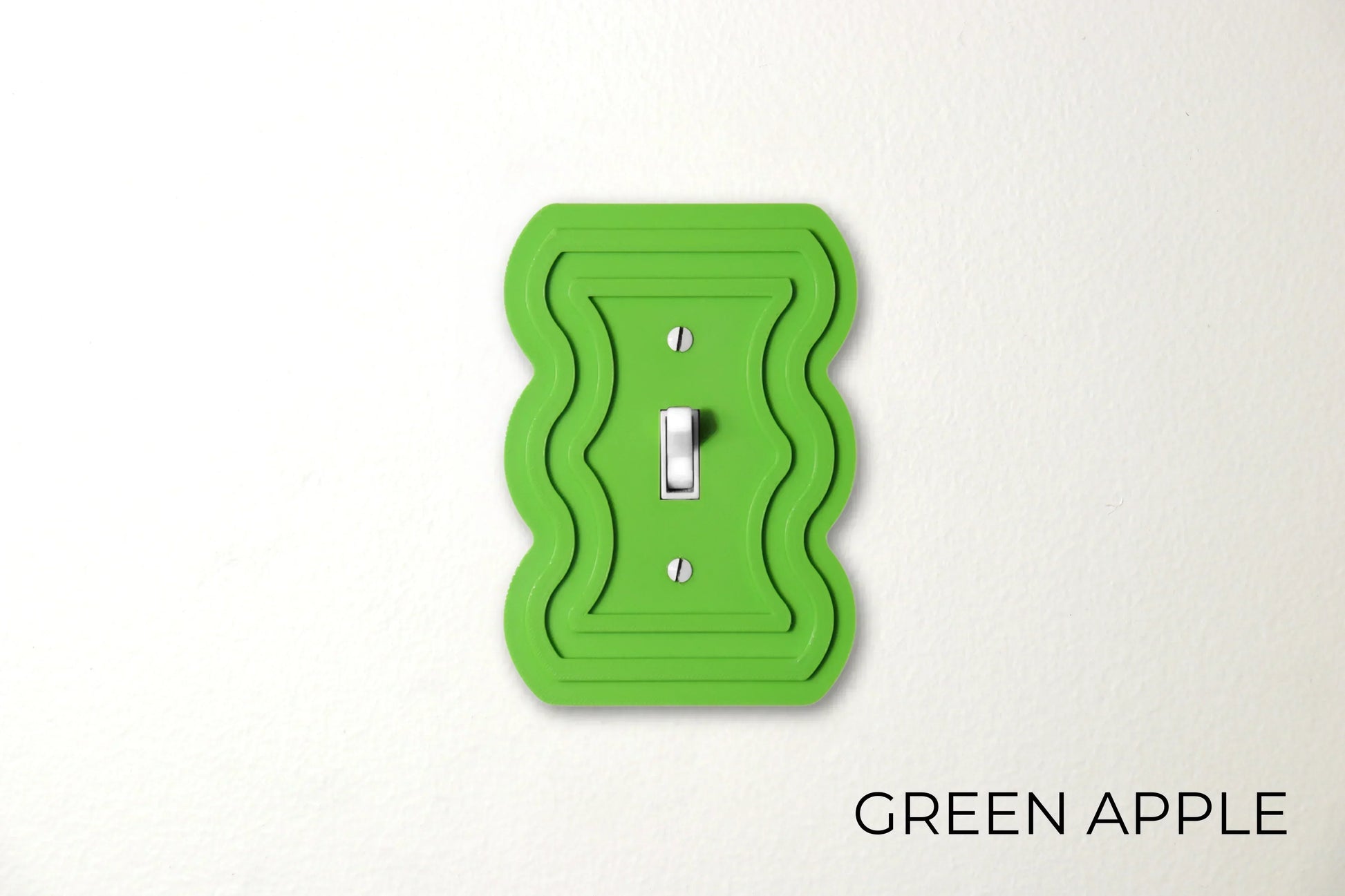 Wavy Line Switch Plate - lellume