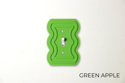 Wavy Line Switch Plate - lellume