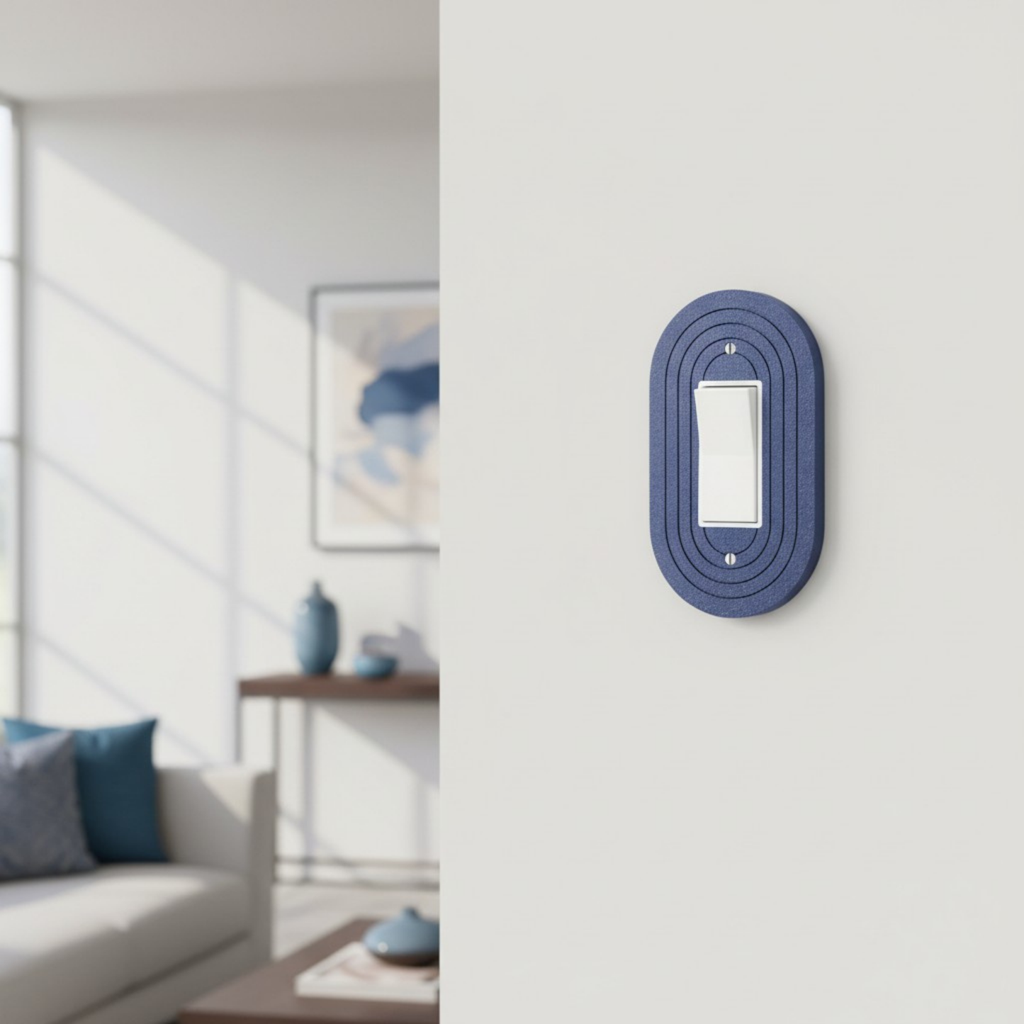 Simple Oval Switch Plate