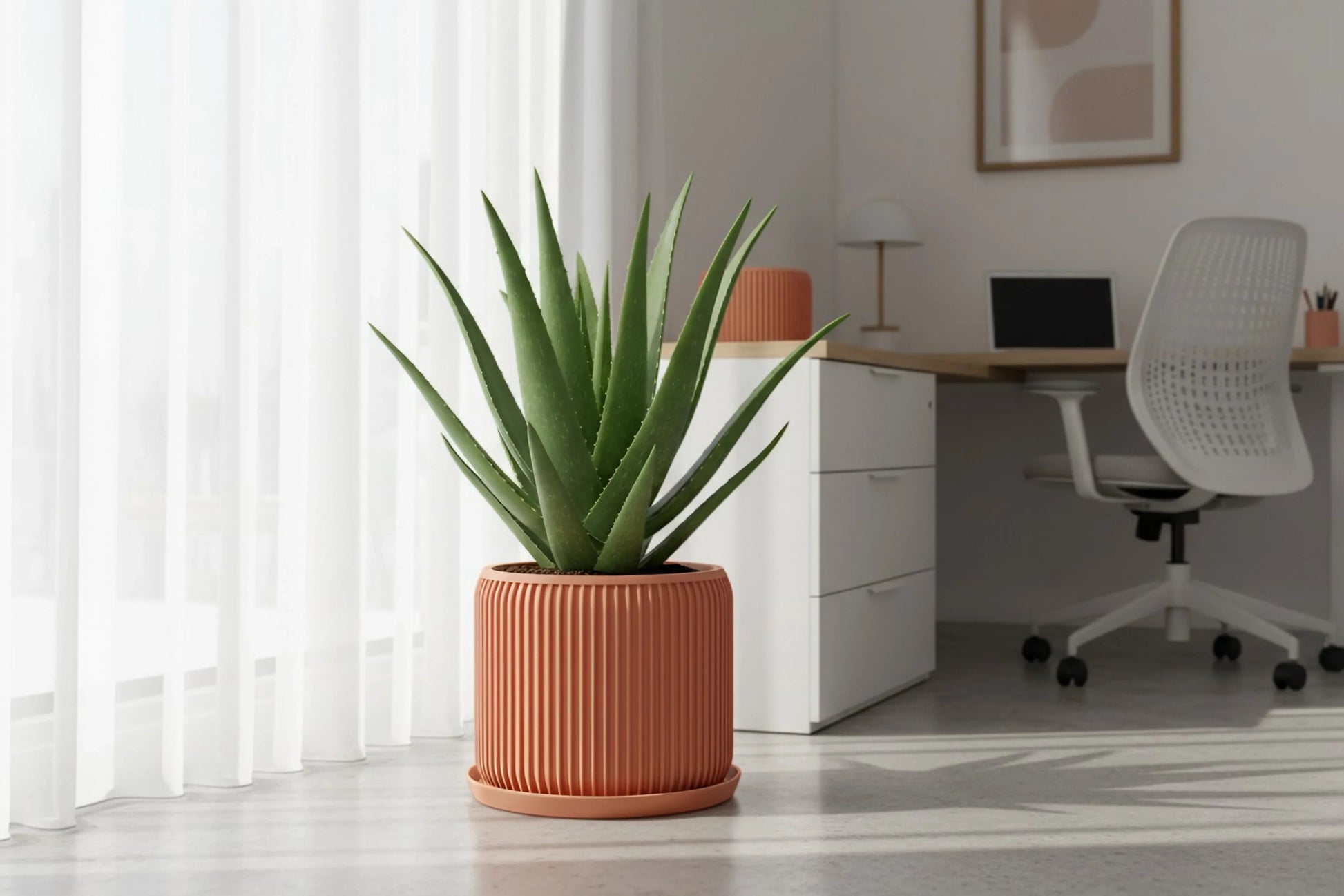 Terra Peach Planter - lellume