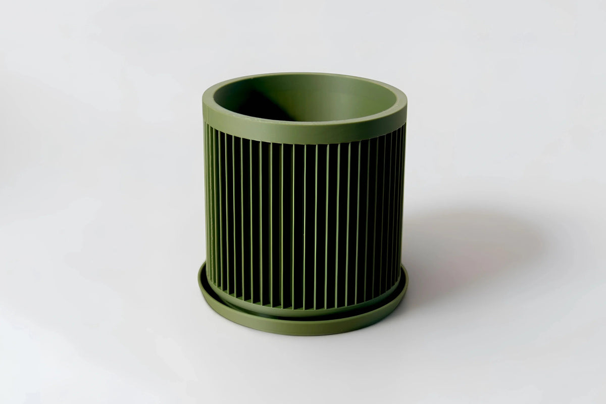 Cycle Olive Green Planter - lellume