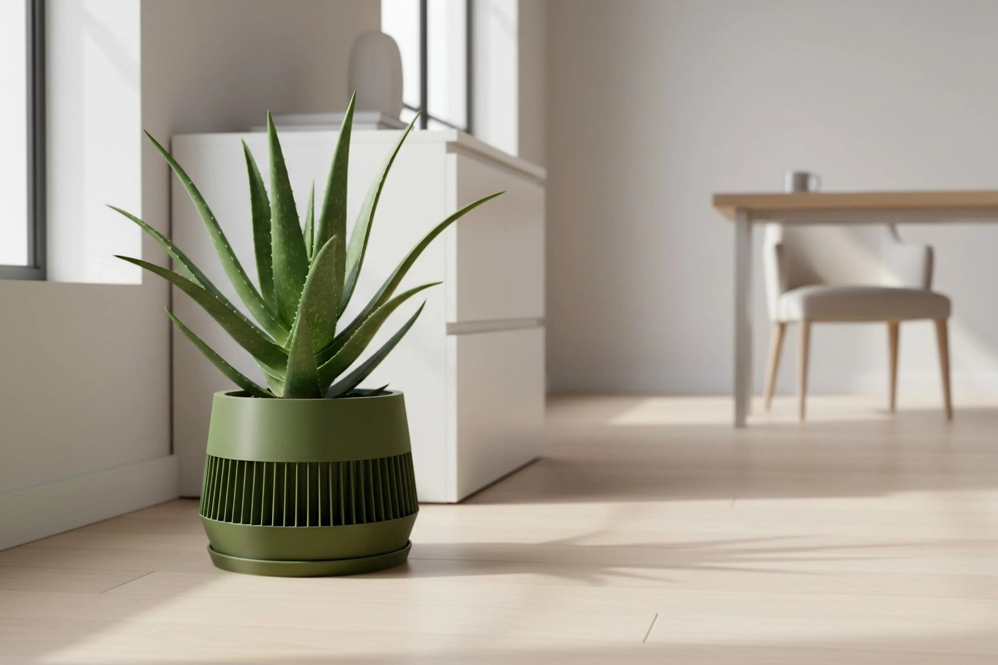 Verde Olive Green Planter - lellume