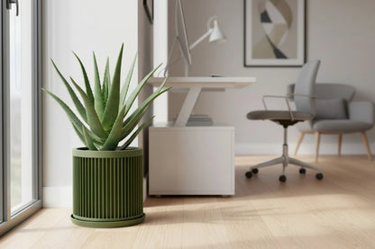 Cycle Olive Green Planter - lellume