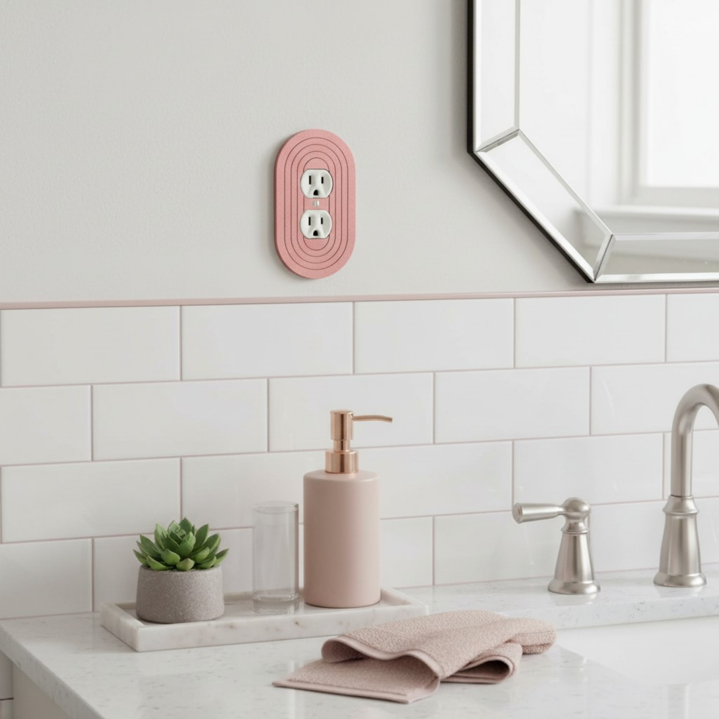 Simple Oval Switch Plate