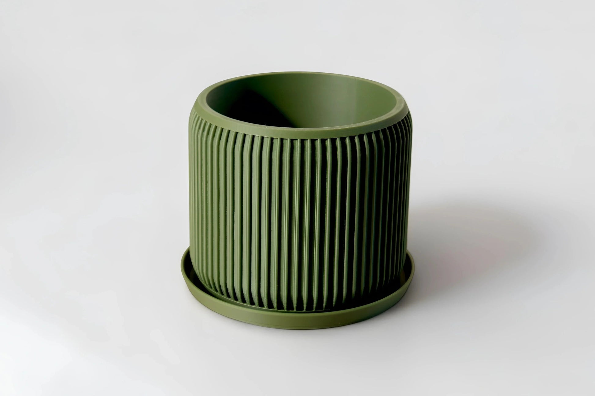Terra Olive Green Planter - lellume
