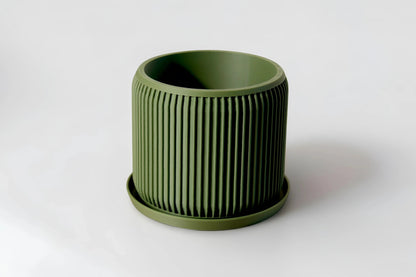 Terra Olive Green Planter - lellume