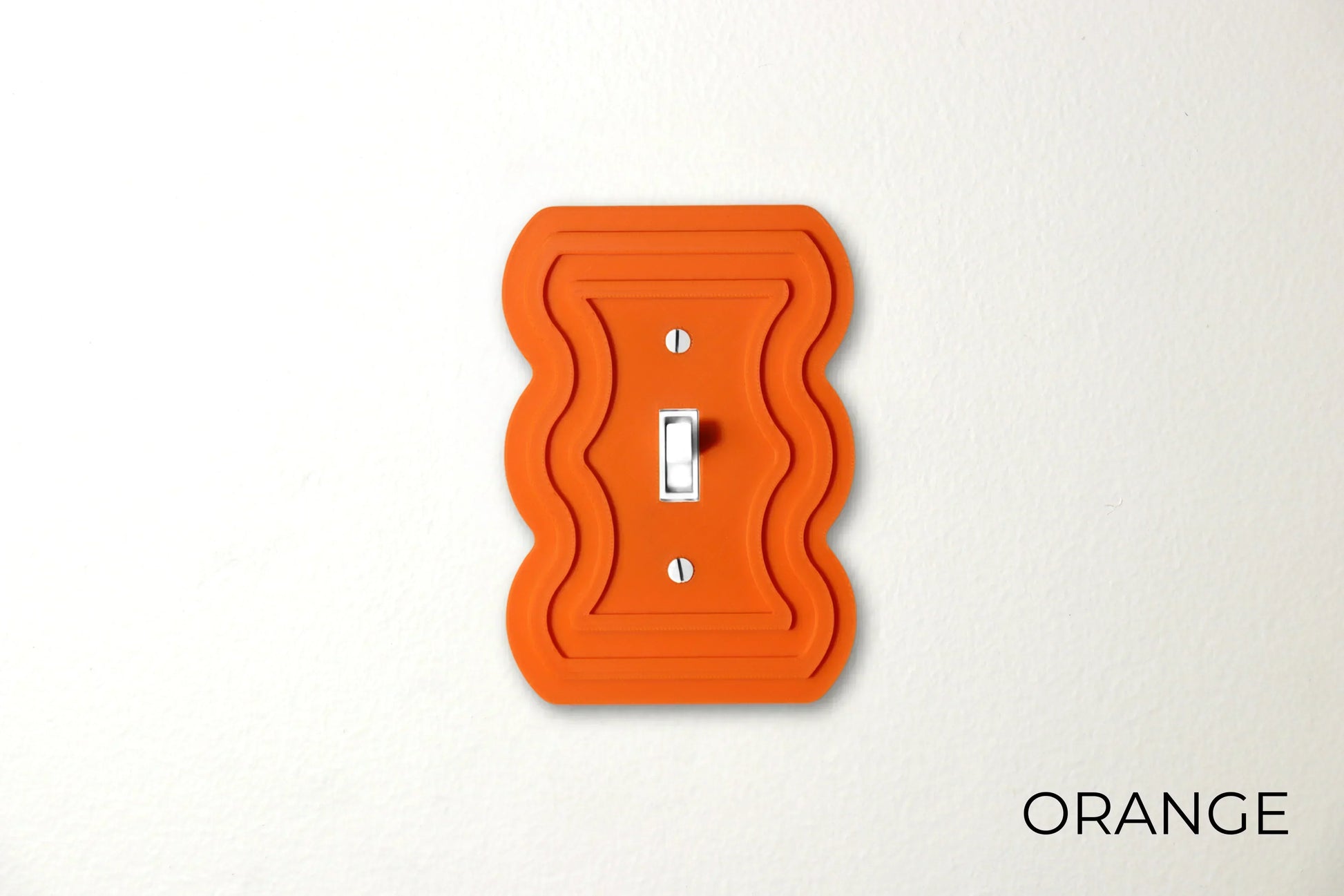 Wavy Line Switch Plate - lellume