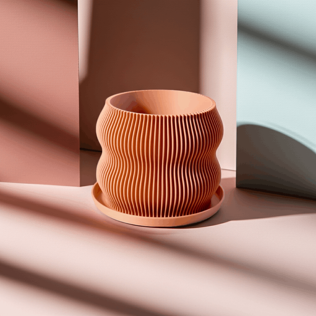 Bloom Peach Planter - lellume
