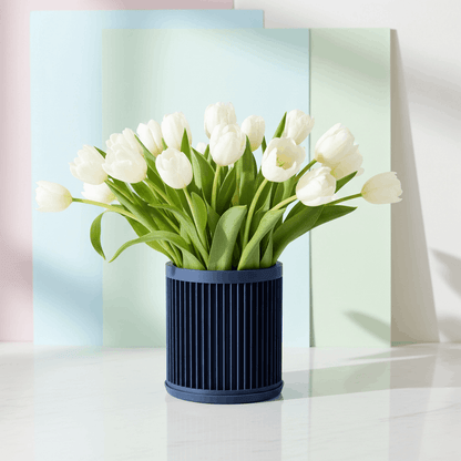 Cycle Navy Blue Planter - lellume