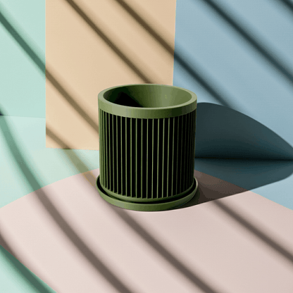 Cycle Olive Green Planter - lellume