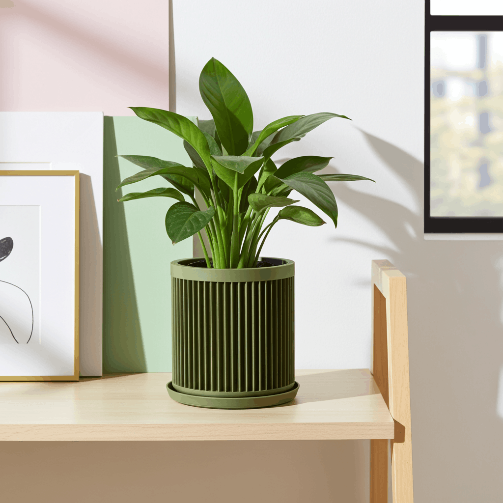 Cycle Olive Green Planter - lellume