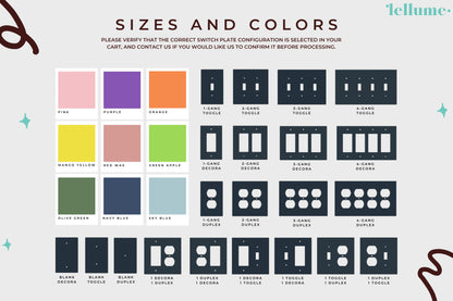 Elegant Round Switch Plate - lellume