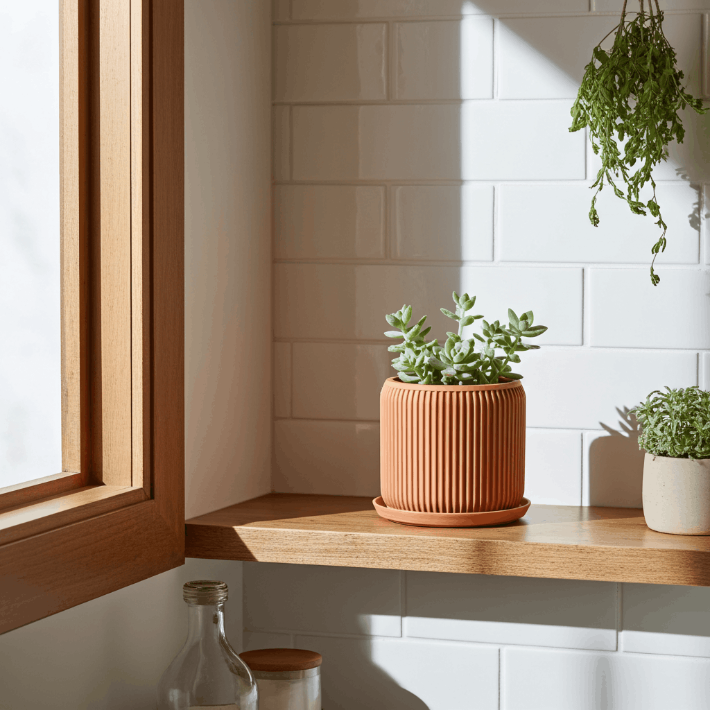 Terra Peach Planter - lellume