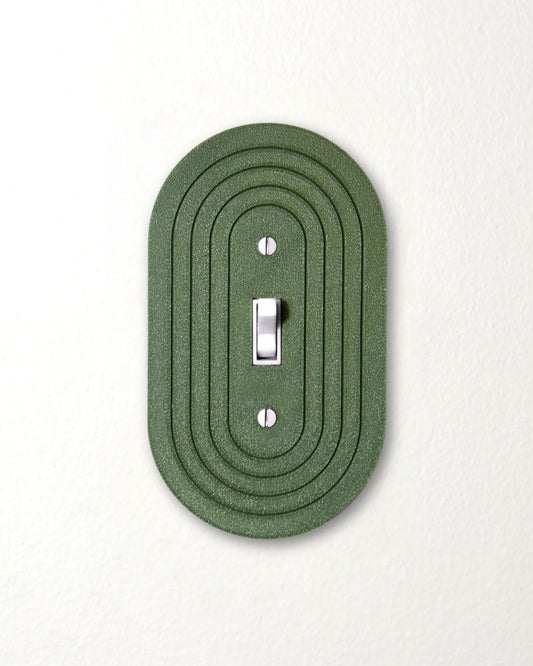 Simple Oval Switch Plate - lellume
